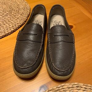 COLE HAAN Men's Brown Pebbled Leather Grand OS Pinch Maine Classic 10.5